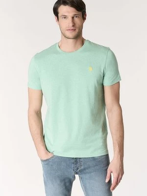 T-shirt basic U.S. POLO ASSN. beżowy