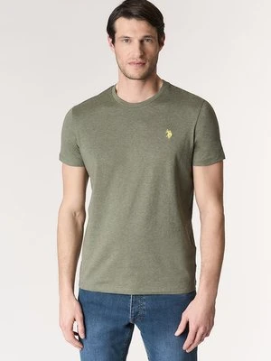 T-shirt basic U.S. POLO ASSN. ciemnozielony