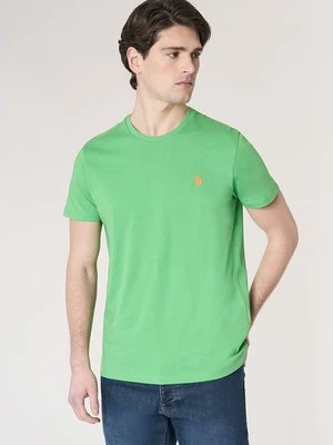 T-shirt basic U.S. POLO ASSN. zielony