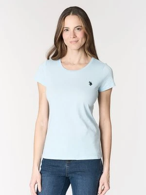 T-shirt basic U.S. POLO ASSN. niebieski