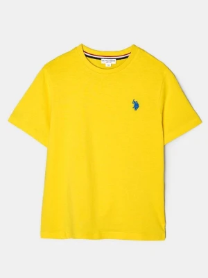 T-shirt basic U.S. POLO ASSN. żółty