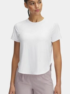 T-shirt basic Under Armour biały