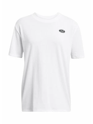 T-shirt basic Under Armour mleczny
