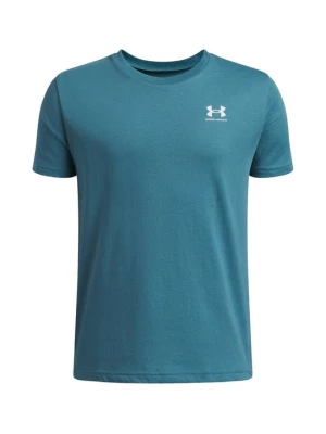 T-shirt basic Under Armour granatowy