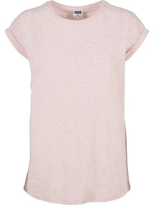 T-shirt basic Urban Classics różowy melanż