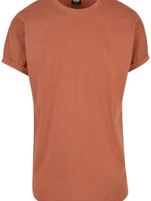 T-shirt basic Urban Classics brązowy