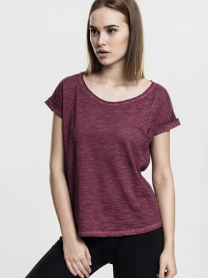 T-shirt basic Urban Classics bordowy