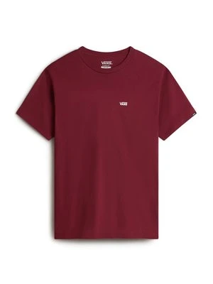 T-shirt basic Vans bordowy