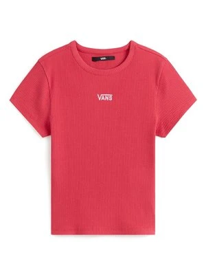 T-shirt basic Vans czerwony