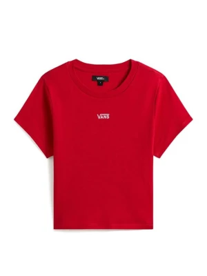 T-shirt basic Vans ciemnoczerwony