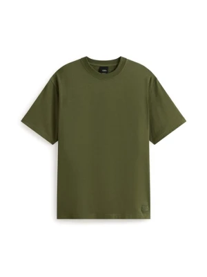 T-shirt basic Vans ciemnozielony