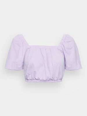 T-shirt basic Vero Moda liliowy