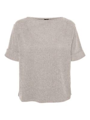 T-shirt basic Vero Moda beżowy