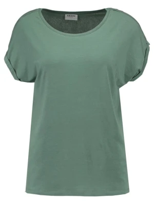 T-shirt basic Vero Moda ciemnozielony