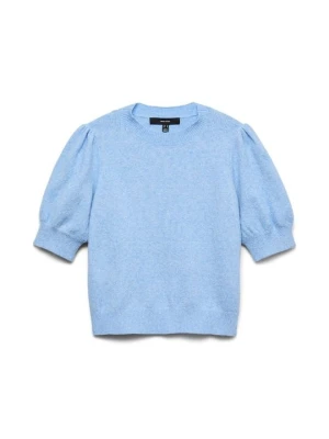 T-shirt basic Vero Moda jasnoniebieski