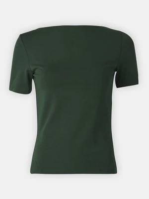 Zdjęcie produktu T-shirt basic Vero Moda ciemnozielony