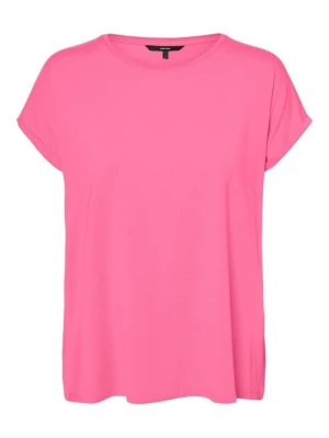 T-shirt basic Vero Moda różowy