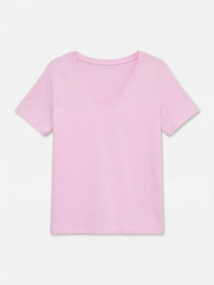 T-shirt basic Vero Moda różowy