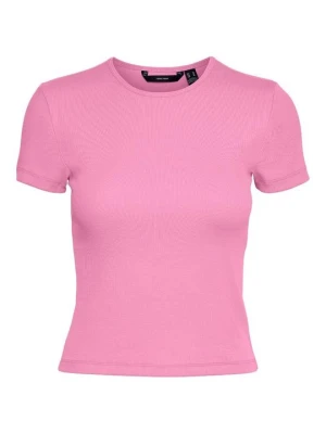 T-shirt basic Vero Moda różowy