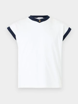 T-shirt basic Versace biały