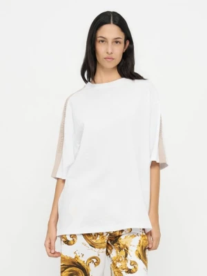 T-shirt basic Versace Jeans Couture biały