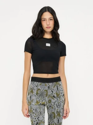 T-shirt basic Versace Jeans Couture czarny