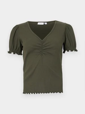 T-shirt basic Vila khaki
