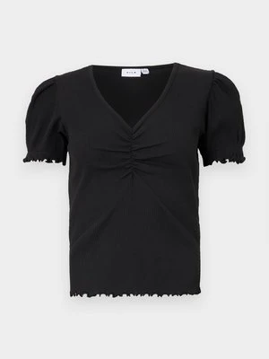 T-shirt basic Vila czarny