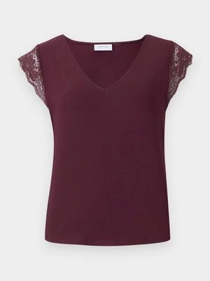 Zdjęcie produktu T-shirt basic Vila ciemnoliliowy