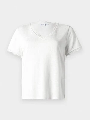 T-shirt basic Vila mleczny
