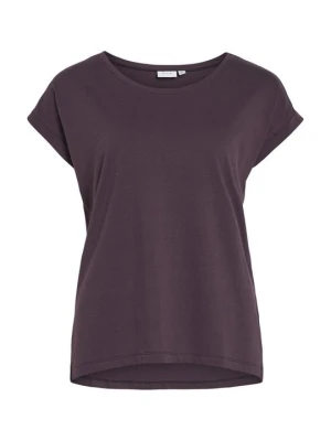 T-shirt basic Vila liliowy