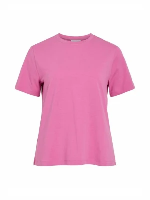 T-shirt basic Vila różowy