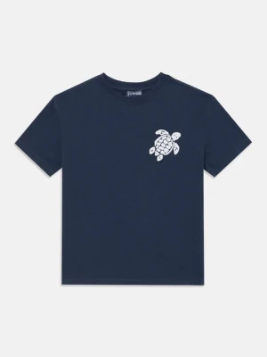 T-shirt basic Vilebrequin niebieski