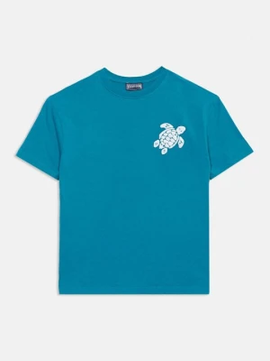 T-shirt basic Vilebrequin niebieski
