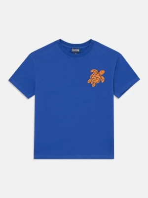 T-shirt basic Vilebrequin szafirowy