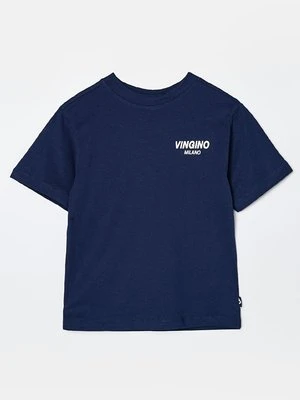 T-shirt basic VINGINO granatowy