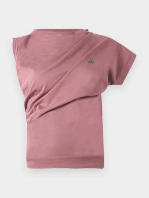 T-shirt basic Vivienne Westwood jasnoróżowy