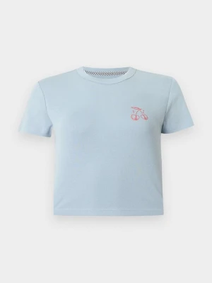 T-shirt basic Volcom jasnoniebieski