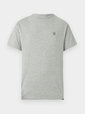 T-shirt basic Volcom jasnoszary melanż
