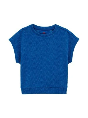 T-shirt basic WE Fashion granatowy