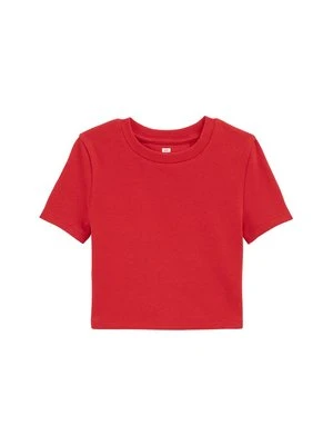 T-shirt basic WE Fashion czerwony