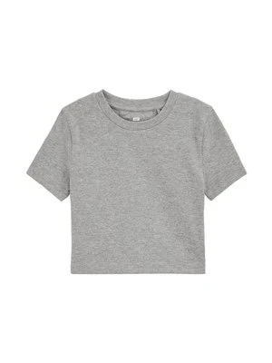 T-shirt basic WE Fashion jasnoszary