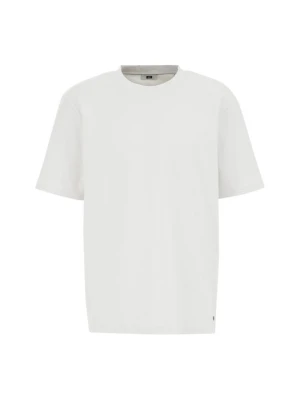 T-shirt basic WE Fashion beżowy melanż