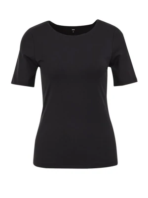 T-shirt basic WE Fashion czarny
