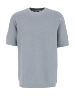 T-shirt basic WE Fashion jasnoniebieski