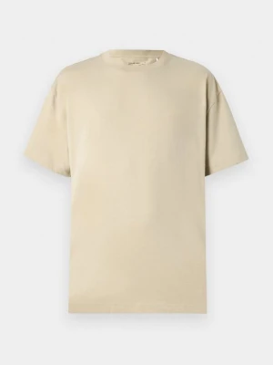 T-shirt basic Weekday beżowy