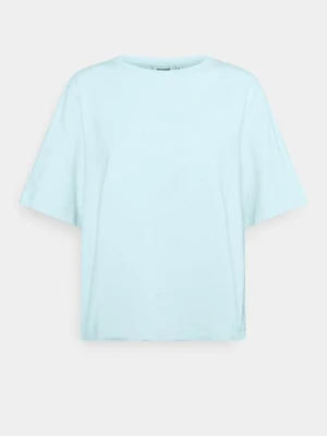T-shirt basic Weekday jasnoniebieski