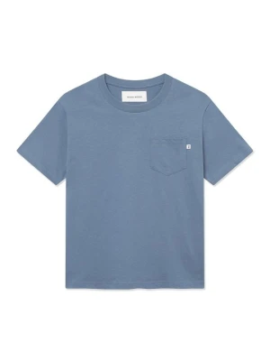 T-shirt basic Wood Wood niebieski