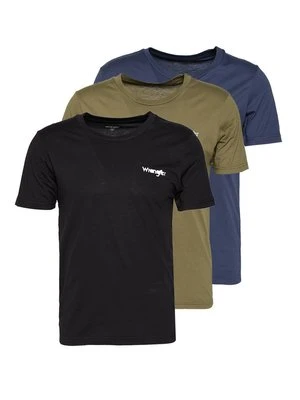 T-shirt basic Wrangler oliwkowy