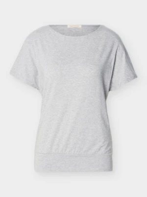 T-shirt basic Yogasearcher szary melanż